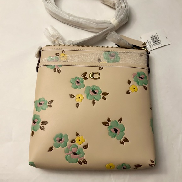Coach Floral Crossbody Handbag NWT - Picture 4 of 6